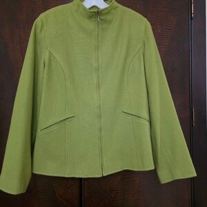 Wool Jacket, Studio 32, Size 1, Sage Green